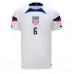 Lacne Muži Futbalové dres Spojené štáty Yunus Musah #6 MS 2022 Krátky Rukáv - Domáci